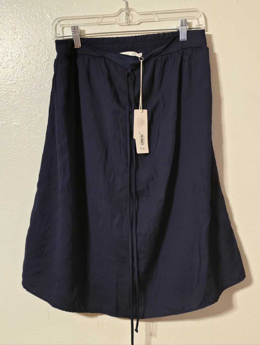 NWT Altar'd State Navy Blue Midi Skirt Size Small